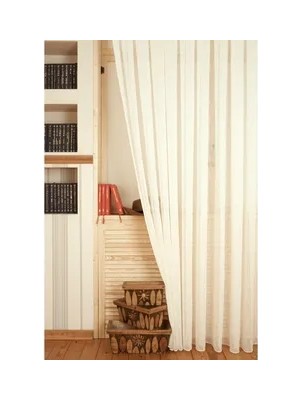 Vivense Viskonlu Şantuklu Tül Ekru 1-3  Pile 150X260
