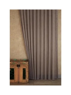 Vivense Etamin Şantuklu Tül Mor 1-2,5  Pile 200X260