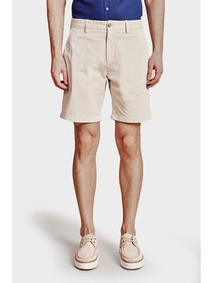 Brooks Brothers Pamuklu Duble Paça Normal Bel Bermuda Şort Erkek Şort BBSS26MSO004142