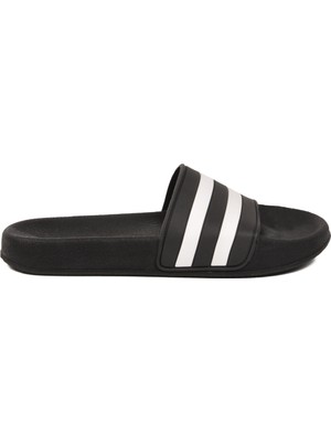 Walkway Siyah-Beyaz Hafif Unisex Terlik 8000-01 G