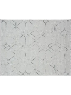 Vivense Bambu Dokulu Dokuma Makine Halısı, Gri 100X150, Y00595