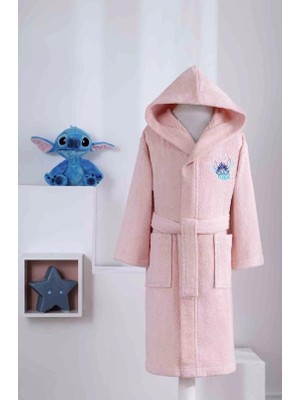 Özdilek Stitch Disney Lisanslı Çocuk Bornoz 3/4 Yaş
