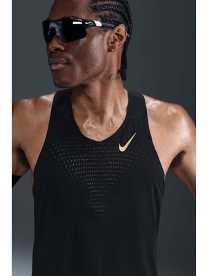 Nike Aeroswift x Jakob Dri Fit Adv Running Singlet Erkek Koşu Atleti Siyah