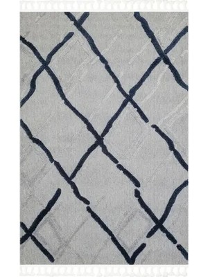 Vivense Terazzo Halı 03, Grey Navy, 80X300