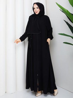 Eslemnur NAMAZ ELBİSESİ KENDİNDEN BAŞÖRTÜLÜ MEDİNE İPEĞİ