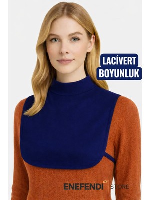 NF ND ENEFENDİ Boyunluk Tesettür Lacivert | Kadın Fitted Model • Günlük Şık Aksesuar • Zarif ve Minimalist Tasarım