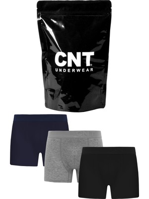 Erkek 3'lü Boxer 1. Sınıf Kumaş Premium Paket Özel Dizayn. Düz Likralı Boxer Şort Çeyizlik Hediyelik