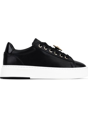 Tamer Tanca Kadın Suni Deri Siyah Sneakers & Spor Ayakkabı 1009 3333 Bn Ayk Y26 Sıyah Cılt