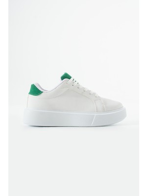 Ella Star Kadın Beyaz Sneaker Spor Ayakkabı