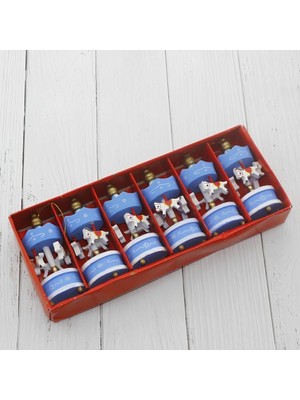Çılgıntrend Dekoratif Mini Atlı Karınca Figürü 6'lı Set