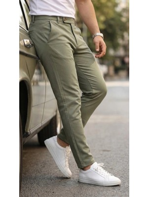 Lune Store Erkek Slim Fit Dilli Kumaş Pantolon