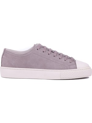 Shoetyle - Hakiki Nubuk Deri Vizon Rengi Erkek Sneaker - 666-0381