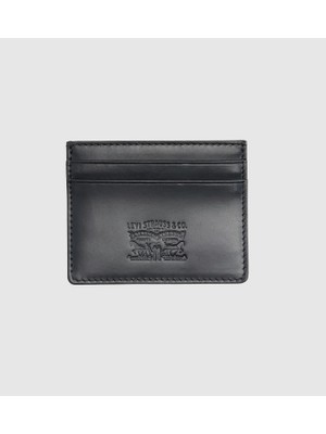 Levi's Erkek Siyah Sığır Derisi Kartlık Cüzdan 005H1-0001