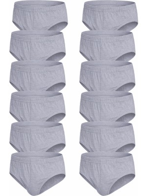 12LI Pamuklu Erkek Slip Külot Renkli Ekonomik Kom