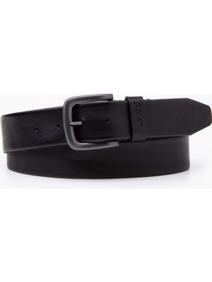 Levi's Levıs Tumbled Icon Erkek Siyah Deri Kemer D5574-0002