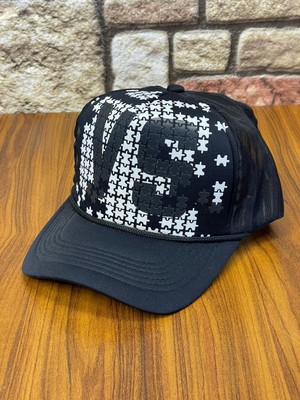 Hamze Trucker Beyzbol Model Desenli Hafif Fileli Cap Şapka