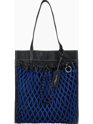 3.1 Phillip Lim Makrome ve Deri Tasarım Lüks Kadın Tote Çanta