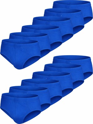 12LI Pamuklu Erkek Slip Külot Renkli Ekonomik Kom