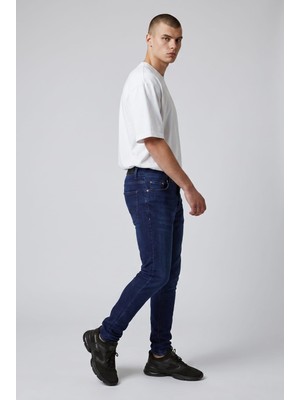 Black Steel Yıkamalı Erkek Denim PANTOLON-KOD:814
