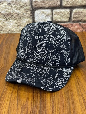 Hamze Trucker Beyzbol Model Desenli Hafif Fileli Cap Şapka
