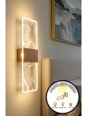 Bella Lighting Lüks Alba 3 Renk LED Aplik Elektrikli Pilli Değildir