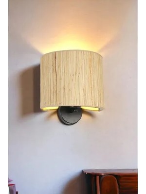 Vivense Bambu 010 Abajurlu Oval Aplik