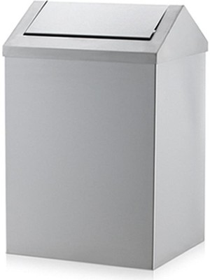 UltraMint Paslanmaz Sallanır Kapaklı Çöp Kovası 6 Litre, Şık ve Pratik Kullanım