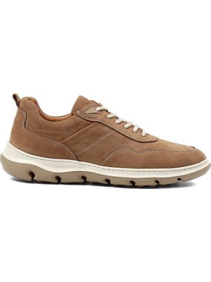 Celal Gültekin Erkek Taba Kalın Tabanlı Nubuk Deri Sneaker