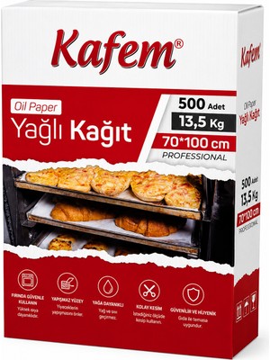 Barışkan Yağlı Pişirme Kağıdı 70X100 cm 13,5 Kg. 500 Yaprak 1 Adet