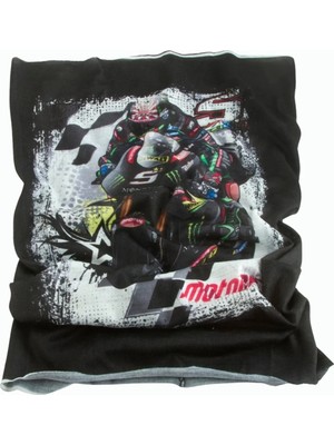 sbodurhome Motorcu Desenli Baff Boyunluk
