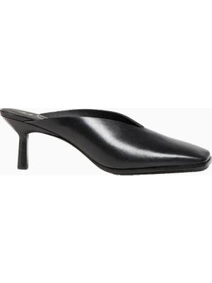 3.1 Phillip Lim Id %100 Deri Lüks Modern Tasarım Kadın Mule Terlik