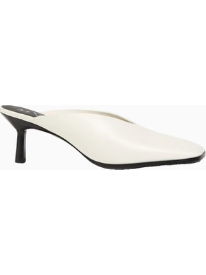 3.1 Phillip Lim Id %100 Deri Lüks Modern Tasarım Kadın Mule Terlik