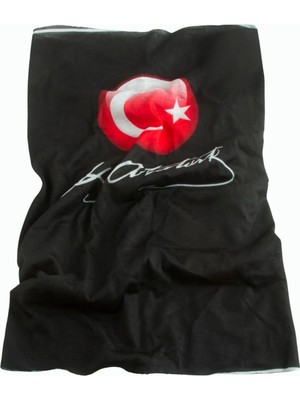 Hace Bazaar Ay Yıldız Desenli Baff Boyunluk