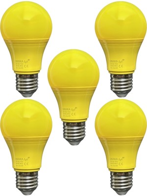 Avarson (5 Adet) Osaka 10W Sarı Işık E27 Duylu (Kalın Duy) LED Ampul