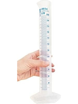 250ML Plastik Mezür Mavi Skala
