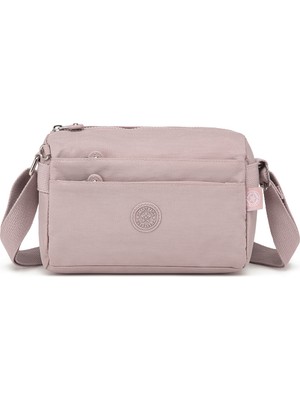Smart Bags Günlük Küçük Boy Su Geçirmez Hafif Krınkıl Kumaş Kadın Çapraz Çanta Kum