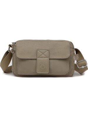 Smart Bags Günlük Minik Boy Su Geçirmez Krınkıl Kumaş Kadın Telefon ve Postacı Çantası Açık Kahve