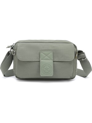 Smart Bags Günlük Minik Boy Su Geçirmez Krınkıl Kumaş Kadın Telefon ve Postacı Çantası Yeşil