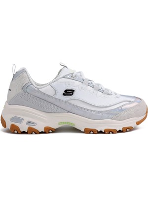 Skechers D'lites Dazzling Shine Kadın Beyaz/gri Sneakers 150556 Wgy