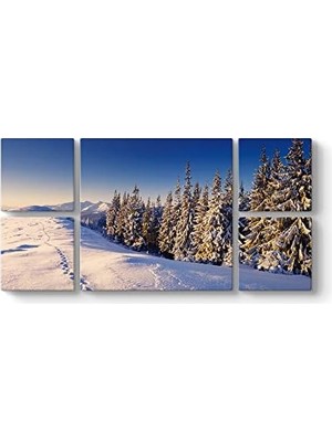Ayak Izleri Tablosu 126 x 63-5 Parçalı