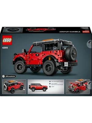 Bronco Suv 42213 – 9 Yaş ve Üzeri Araç Seven Çocuklar Için Stem Odaklı Model Araba Oyuncak Yapım Seti, Araba Tutkunlarına Yaratıcı Hediye Fikri ve Eğitici Oyun Deneyimi (943 Parça)