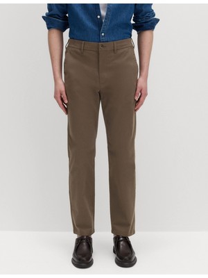 Marks & Spencer Regular Fit Lastikli Bel Chino