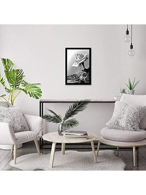 Cilalı Pleksiglas ile 12X18 Poster Çerçevesi - Epik - Ahşap Galeri Duvar Çerçeveleri - Duvar Ekranı Için Fotoğraf Çerçevesi - Siyah