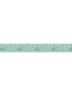 Prime Mutfak Tezgah Arası Folyo Kaplama Folyosu Daireler Kuşlar 60X300 cm