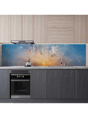 Prime Mutfak Tezgah Arası Folyo Kaplama Folyosu Gün Doğumu 60X100 cm