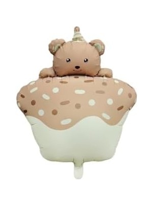 Prime Retro Pastel Kek Folyo Balon Karamel 52.5-72.5 cm