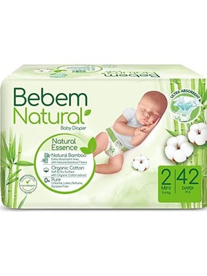 Prime Bebem Natural 2 Beden Mini Bebek Bezi (1 x 42 Adet)