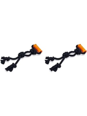 Prime Köpek Oyuncağı, Diş Ipi, Tpr Tutamaçlı, Siyah, 40X13,5X5,5CM, 232GR (2 Paketi)