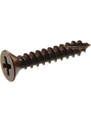 Prime 45363#7 x 3/4-Inç Düz Phillips Ahşap Vida, Antik Bronz, (40'lı Paket)