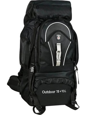Kordak Cakard Siyah 75+10 Litre Dağcı Outdoor Sırt Çantası